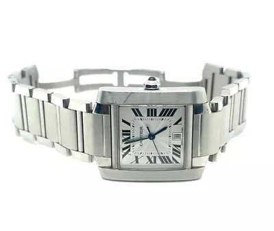 Cartier Tank White Men's Watch - W51002Q3 • $2000