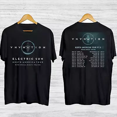 New VNV Nation Tour 2024 Shirt Short Sleeve Men S-235XL T-Shirt FastSHIP Us • $7.99