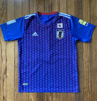 $35 • Buy Original Adidas Team Japan Jersey FIFA World Cup Russia 2018 Size S Nippon