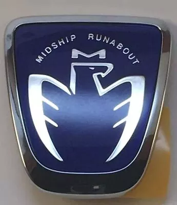 Toyota MR2 MR-S Spyder Midship Runabout BLUE Emblem Badge 1999-2008 ZZW30 Japan • $40.95