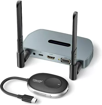 Lemorele Wireless HDMI Video Transmitter / Receiver Extender Kit *4846A9E • $81.39