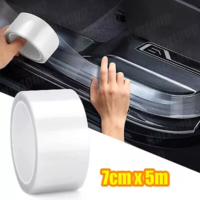 Car Accessorie Door Plate Sill Scuff Cover Anti Scratch Decal Sticker Protector • $8.99