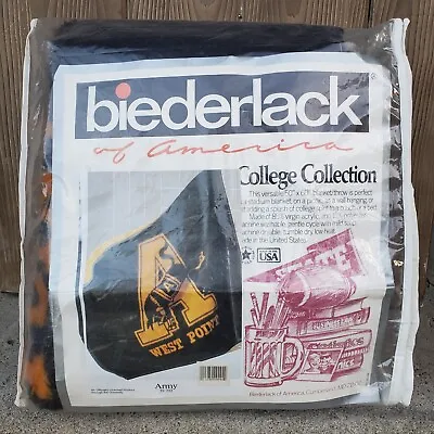 Biederlack Blanket Throw West Point  College Collection 50x60 Army Military RARE • $99