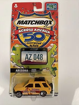 MatchBox Across America 50th Birthday Series Arizona New On Card Isuzu Rodeo  • $7.99