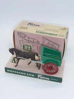 Vintage Britains Models Farm Cart And Horse Boxed Item 9500 • $62.23