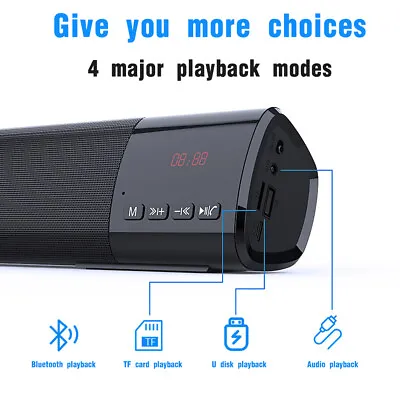 Portable Wireless Bluetooth Speaker Outdoor Loud Stereo Bass USB/TF/FM Radio • $26