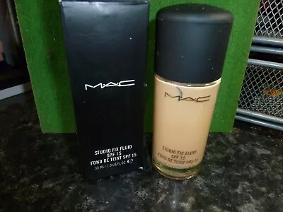 £19.99 • Buy M.a.c Studio Fix Fluid Spf 15 30ml New Nc 35 Lot2