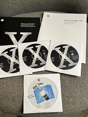 Mac OS X Panther V 10.3 Plus Mac OS Xcode Tools • $12.50