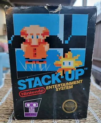 Stack-Up NES CIB Second Production Gloss Sticker • $2700