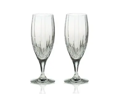 Mikasa Crystal Arctic Lights Iced Beverage Pair #xy701-024 Brand Nib Rare F/sh • $119.98