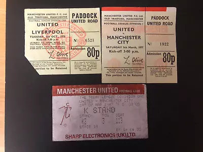 182/ Manchester United  Ticket Stub V Manchester City 1st Division 7 March 1987 • £2.99