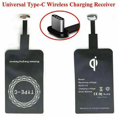 Wireless Charger Receiver Adaptor Card Module IPhone Samsung Android A2T1 • £2.12