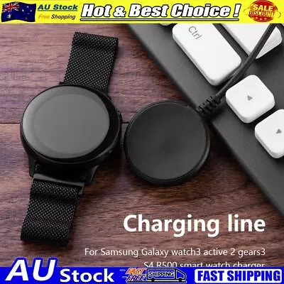 Replacement USB Charging Cable For Samsung Galaxy Watch3 Active 2 GearS3 S4 R500 • $10.29
