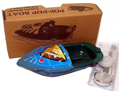 £3.92 • Buy Atomic Space Toy Pop Pop Candle Steam Power Ship Collectable Tin Toy STEAM BOAT