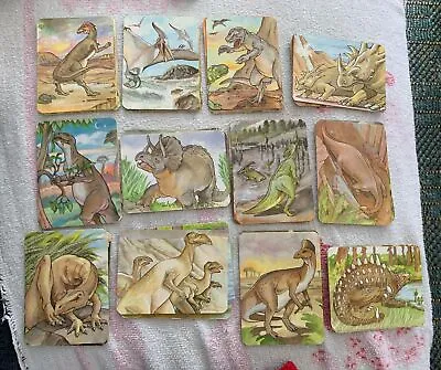 Vintage 1987 Illuminations Dinosaur Action Card Collection. Complete Set! • $35