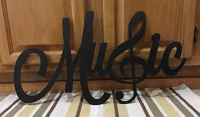 Metal Music Wall Decor Piano Band Drums Guitar Note Bedroom Music Room Art 1 • $39.99