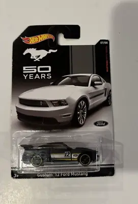 2013 Hot Wheels 2012 Ford Mustang 50 Years 07/08 Mattel • $5.99