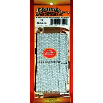 Chooch N Scale Double Stone Bridge Abutment 9850 • $17.98