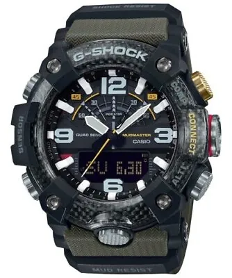 Casio G-Shock Black/Green Analogue/Digital Bluetooth Mudmaster Watch GG-B100-... • $469.90