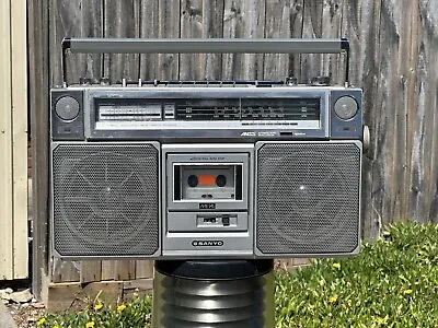 Sanyo Boombox 1980s Vintage Ghetto Blaster M9975k • $220