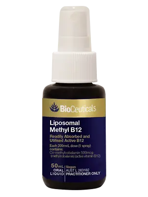 BioCeuticals Liposomal Methyl B12 Activated Vitamin B12 Vegan 50mL Oral Spray • $43.64
