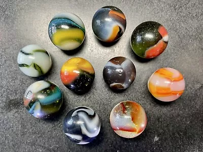 Vintage Peltier NLR Marbles. Lot Of 10. NM-Mint Range. 5/8 +- • $9.99