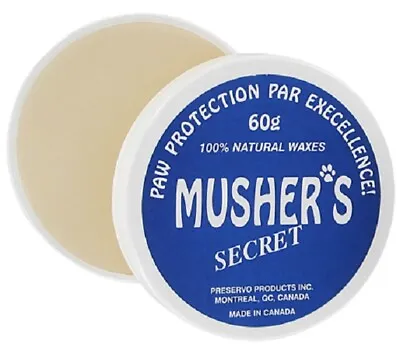 Musher's Secret Dog Paw Protection Wax Moisturizer Invisible Boot Pet 60g Bulk • $17.99