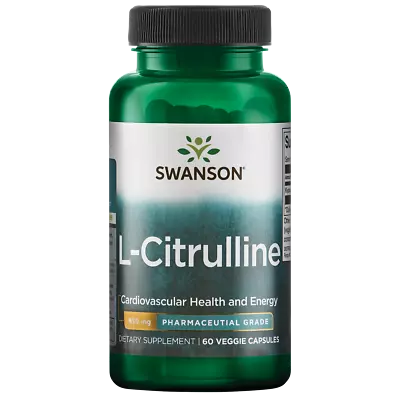 Swanson L-citrulline - Pharmaceutical Grade 850 Mg 60 Veggie Capsules • $16.05