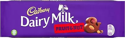 Cadbury Dairy Milk Fruit And Nut Chocolate Bar 300 G FREE POSTAGE • £3.99