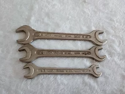 Three Vintage Wrenches Made In West Germany Drop Forged Double Open End Wrenches • $6