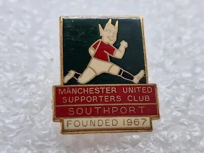 Vintage Rare Parry Manchester United Badge Southport Sc Branch Mufc Man Utd U 68 • £24.90