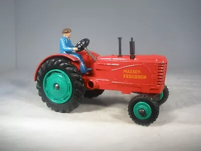 Made In England Vintage Dinky Toys Massey Ferguson Tractor With Driver #300 • $26.50