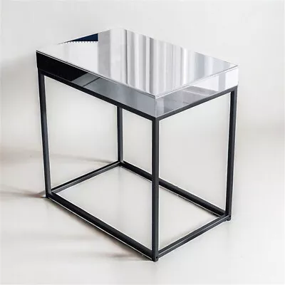 ARTLOGE Lux Mirrored Sofa Table Small Coffee Table Living Room Bedside HD Glass • $59.90