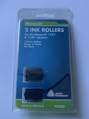 Monarch Black Ink Rollers For 1131 And 1136 Pricemarkers (925403) • $9.99