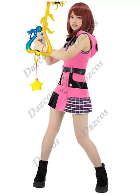 DAZCOS US Size Kairi Women's Cosplay Costume With Cat Ears Hat • $54.99