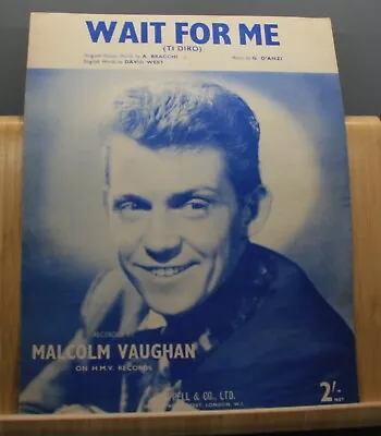 Wait For Me Malcolm Vaughan Sheet Music • £4.50