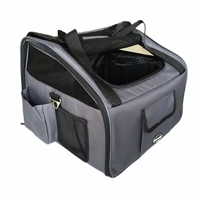 Pet Carrier Dog Cat Should Hand Bag Car Booster Seat Crate Cage Travel Large • $38.41