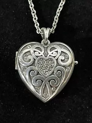 Brighton Sweet Memory Locket Heart Pendant Necklace • $26