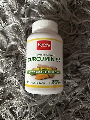 Jarrow Formulas Curcumin 95 Turmeric Extract 500mg X 120 Antioxidant BBE 2024-12 • £28