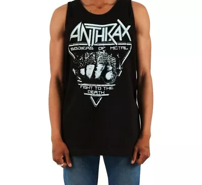 ANTHRAX Heavy Metal Band Black Tank Top • $12.99