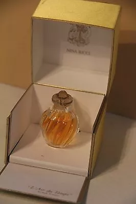 Lalique L'air Du Temps Vintage Nina Ricci Perfume W/box Bottle Bird Perfume As I • $299.95