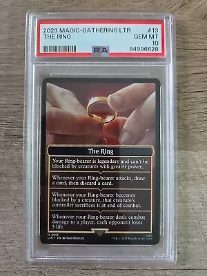 2023 Magic The Gathering #13 The Ring PSA 10 Lord Of The Rings  • $100