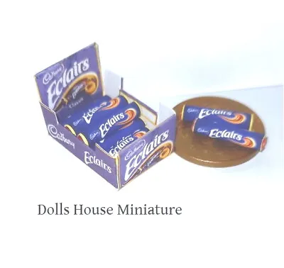 MODERN STYLE SHOP COUNTER SWEET DISPLAY Cadburys DOLLS HOUSE MINIATURES • £3.99