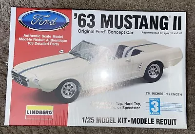 Lindberg ‘63 Ford Mustang II Concept Car. 1/25. #72169. • $28