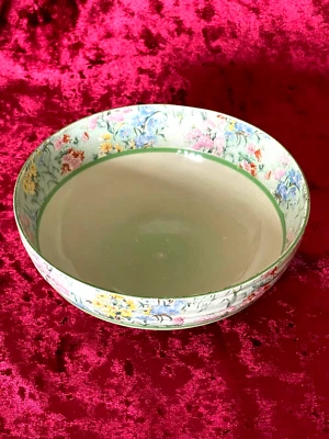 £29.99 • Buy SHELLEY MELODY CHINTZ FRUIT BOWL ART DECO PATTERN No: 8809