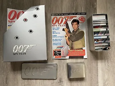£30 • Buy 007 Spy Files Complete Set Of Magazines In Box With Set Of Cards And Spares Tin