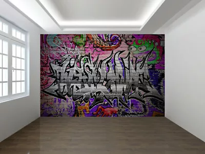 £76.99 • Buy Graffiti Wall Urban Art Photo Wallpaper Wall Mural (15654648) Graffiti