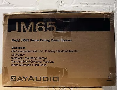 Bay Audio JM65 Speaker White • $100