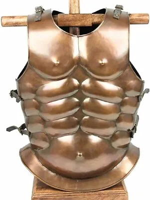 Medieval Warrior Roman Conqueror Muscle Body Armor Cuirass Brass Finish • $109.99