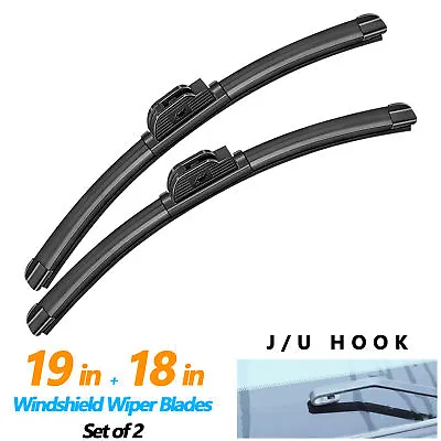 Juyioudy Windshield Wiper Blades Fit For MINI Cooper 2014 Hatchback 19 +18  2PCS • $11.99